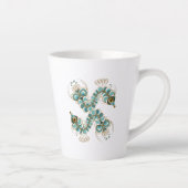 Chimera - Peacock Seahorse Latte Mug (Droite)