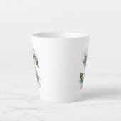 Chimera - Peacock Seahorse Latte Mug (Devant)