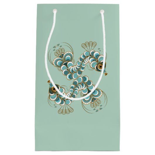 Chimera - Peacock Seahorse Petit sac cadeau (Devant)