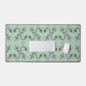 Chimera - Peacock Seahorse Pistachio Desk Mat (Clavier et souris)