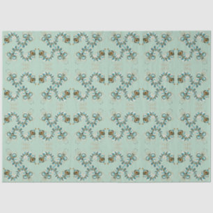 Chimera - Peacock Seahorse Pistachio Weefselpapier Tissuepapier