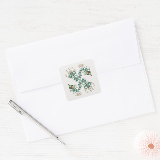 Chimera - Peacock Seahorse Sticker (Envelop)