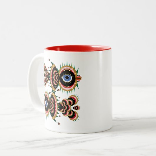 Chimera - Poisson Oiseau Mug (Devant gauche)