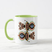 Chimera - Poisson Oiseau Mug vert clair (Gauche)