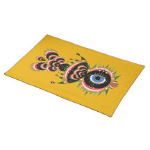Chimera - Set de table en tissu d'oiseaux de poiss