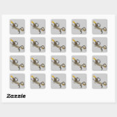 Chimera Vierkante Sticker (Vel)