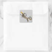 Chimera Vierkante Sticker (Tas)