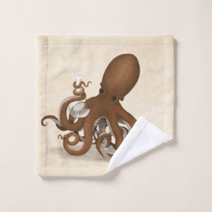 Chimie de la fiole d'octopus contenant du verre Ch