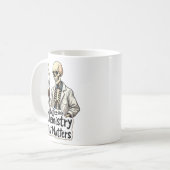 Chimie du café Squelette Mug (Devant gauche)