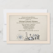 Chimie Grand Graduation Invitation (Devant)