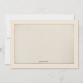 Chimie Grand Graduation Invitation (Dos)