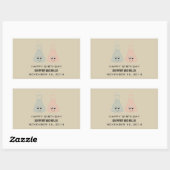 Chimie mignonne Stickers Anniversaire (Feuille)