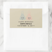 Chimie mignonne Stickers Anniversaire (Sac)
