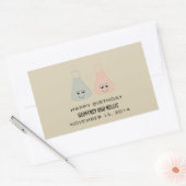 Chimie mignonne Stickers Anniversaire (Enveloppe)