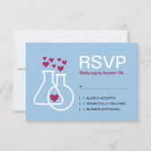 Chimie moderne Mariage cardiaque RSVP (Devant)