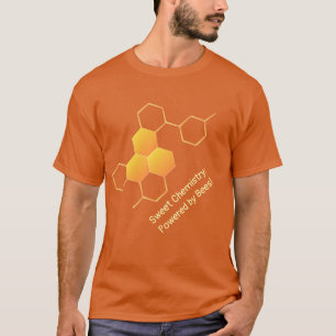 Chimie sucrée T-shirt conçu pour peigne de miel