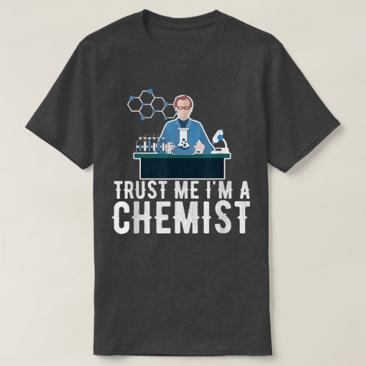 Chimie Tshirt Science Molecule Atom chimique En (Design devant)