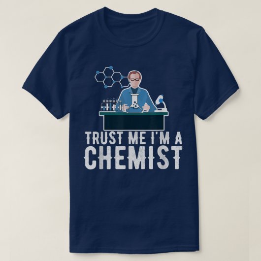 Chimie Tshirt Science Molecule Atom chimique En (Design devant)