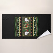 Chimie Vilain cadeau d'ingénieur de Noël (Serviette de bain)