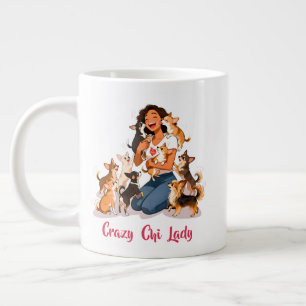 Chimigos - Crazy Chi Lady - Chihuahua Extra Grote Beker