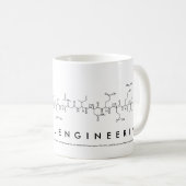 ChimiqueIngénierie nom de peptide mug (Devant droit)