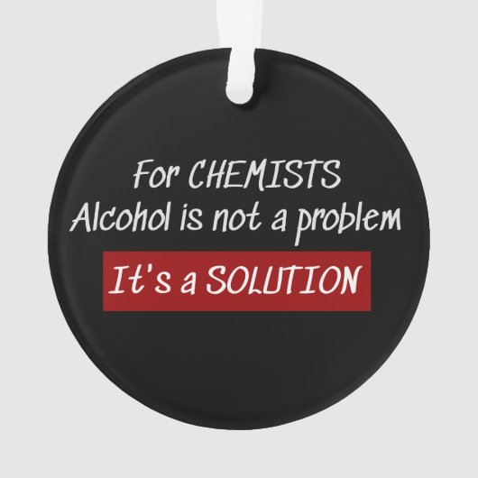 Chimistes Alcool Solution Chimie Plaisanterie (dos)