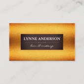 Chimmer or élégant avec Étiquette Brown (Devant)