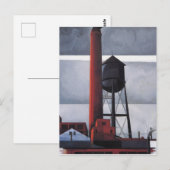 Chimney and Water Tower (door Charles Demuth) Briefkaart (Voorkant / Achterkant)