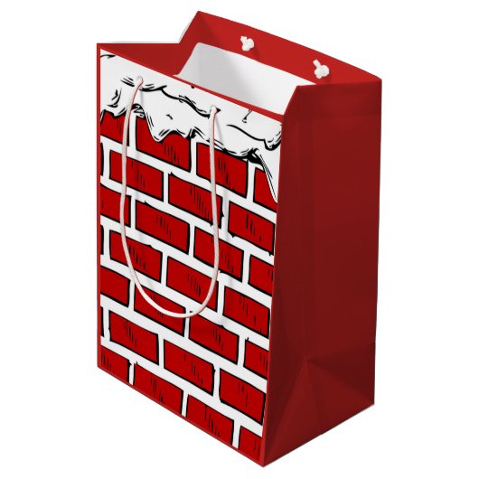 Chimney Medium Cadeauzakje (Achterkant Gekanteld)