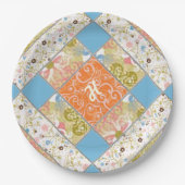Chimney Quilt Block Pattern Bord (Voorkant)