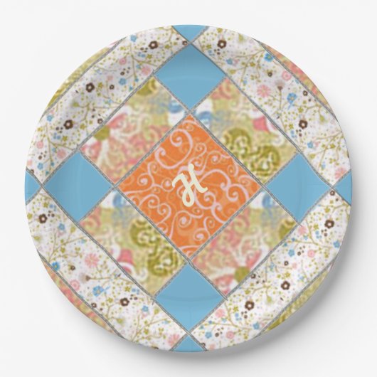 Chimney Quilt Block Pattern Bord (Voorkant)
