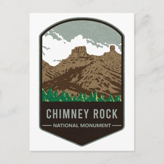 Chimney Rock National Monument Briefkaart (Voorkant)