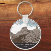 Chimney Rock National Monument Colorado  Sleutelhanger (Voorkant)