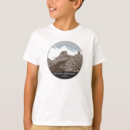 Chimney Rock National Monument Colorado  T-shirt (Voorkant)