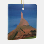 Chimney Rock Nebraska Céramique Ornement (Droite)