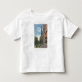 Chimney Rock op Cody Highway, Montana Uitzicht Kinder Shirts (Voorkant)