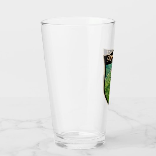 Chimney Rock State Park North Carolina Badge Glas (Rechts)