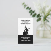 Chimney Sweep | Beroepsbeoefenaars Visitekaartje (Staand voorkant)