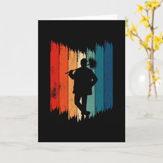 Chimney Sweeper Retro Chimney Sweep Kaart (Gele Bloem)