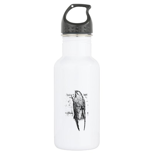 Chimney Swift Bird Art Waterfles (Voorkant)
