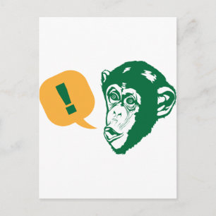 Chimp Briefkaart