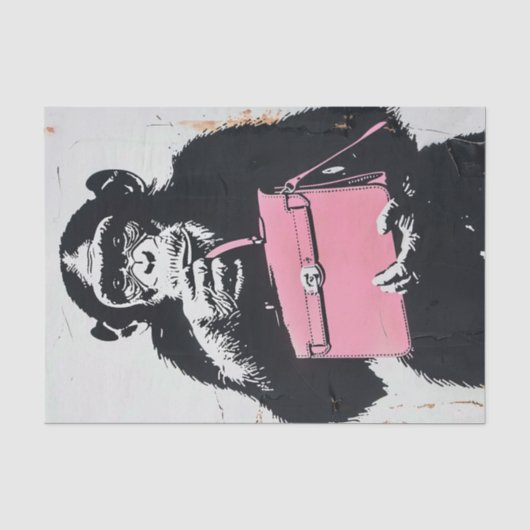 Chimp Business2 Tissuepapier (Voorkant)