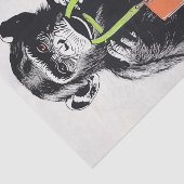 Chimp Business4 Tissuepapier (Detail)