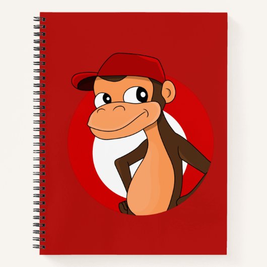 Chimp cartoon notitieboek (Voorkant)