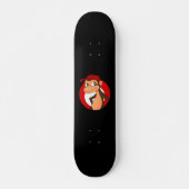 Chimp cartoon skateboard (Voorkant)