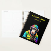 Chimp Chat-Chimpansee met telefoon- Planner (Display)
