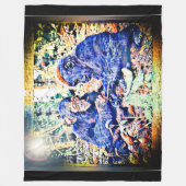 Chimp & Gorilla Cooperation 01 Fleece Deken (Voorkant)