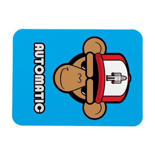 Chimp robot pet magneet (Horizontaal)