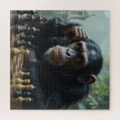 Chimp schaakspel puzzel (Horizontaal)