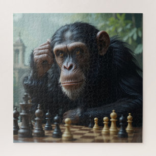 Chimp schaakspel puzzel